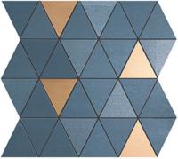 Мозаика MEK Blue Mosaico Diamond Gold Wall (9MDU) 30.5x30.5 от Atlas Concorde (Италия)