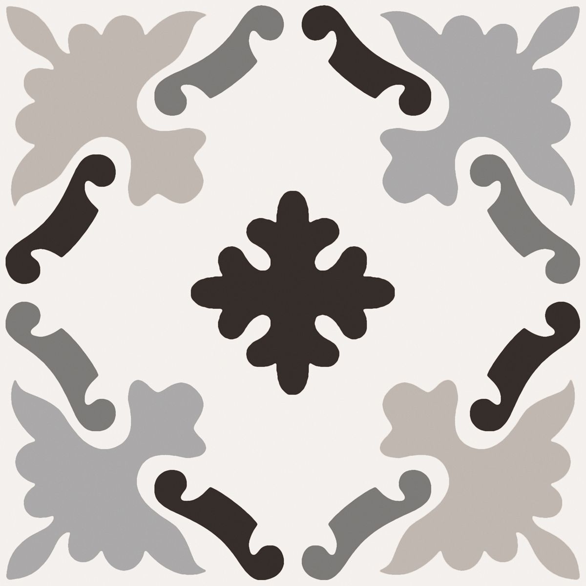 Керамогранит Patchwork Black&White 03 20×20