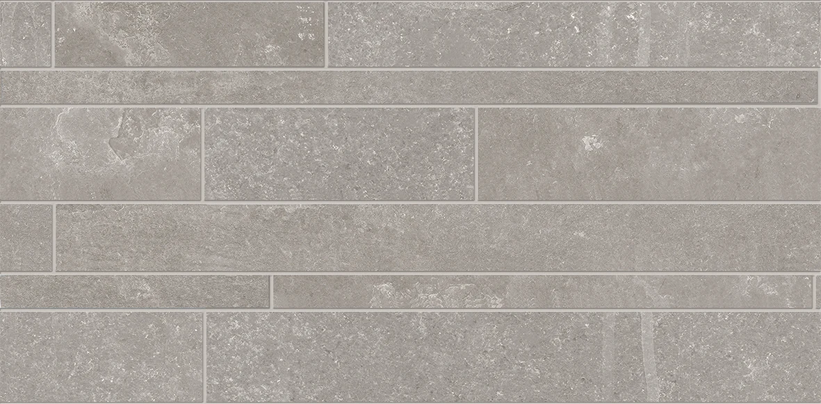 Provenza Groove Listelli Sfalsati Bright Grey 30x60 см