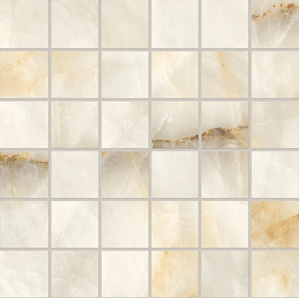 Emil Tele Di Marmo Crystal Mosaico 50 X 50 Extra Ivory Silktech 30x30 см
