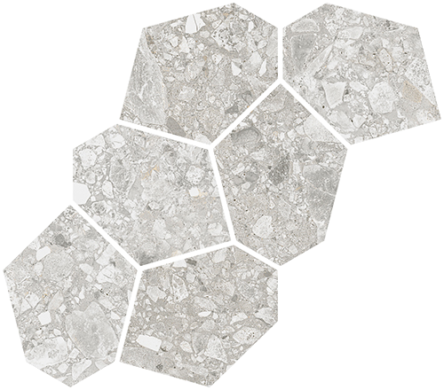 Mosaico Aymaras Gris 24,2x39,5