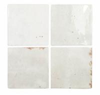 Настенная плитка ENAMEL SQUARE WHITE (123075) 12.5x12.5 от DNA Tiles (Испания)