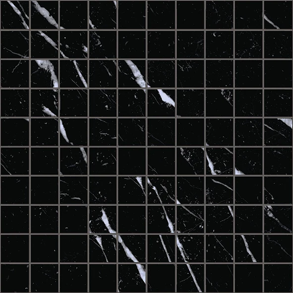 Emil Tele Di Marmo Selection Mosaico 30 X 30 Nero Marquinia Naturale 30x30 см
