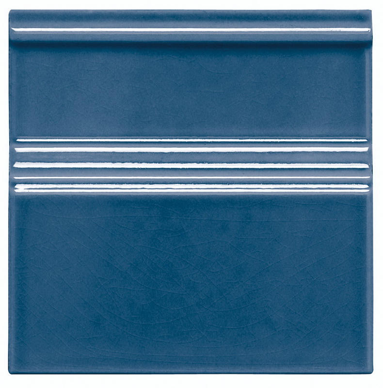 Спецэлемент MODERNISTA ПЛИНТУС RODAPIE CLASICO C/C AZUL OSCURO (ADMO5206) 15x15 от ADEX (Испания)