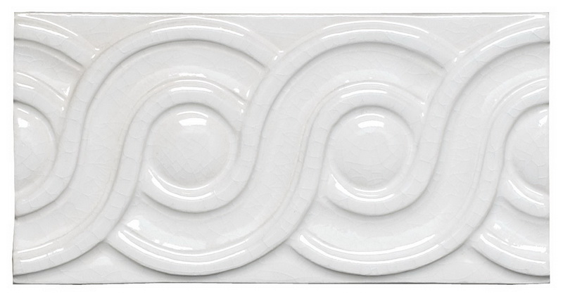 Бордюр MODERNISTA RELIEVE CLASICO C/C BLANCO (ADMO4078) 7.5x15 от ADEX (Испания)