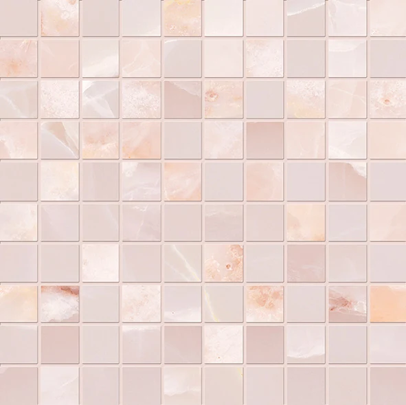 Emil Tele Di Marmo Onyx Mosaico 30 X 30 Onyx Pink Silktech 30x30 см