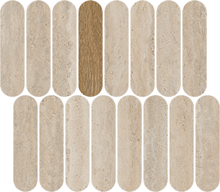 Mosaico Passy Natural 27x31