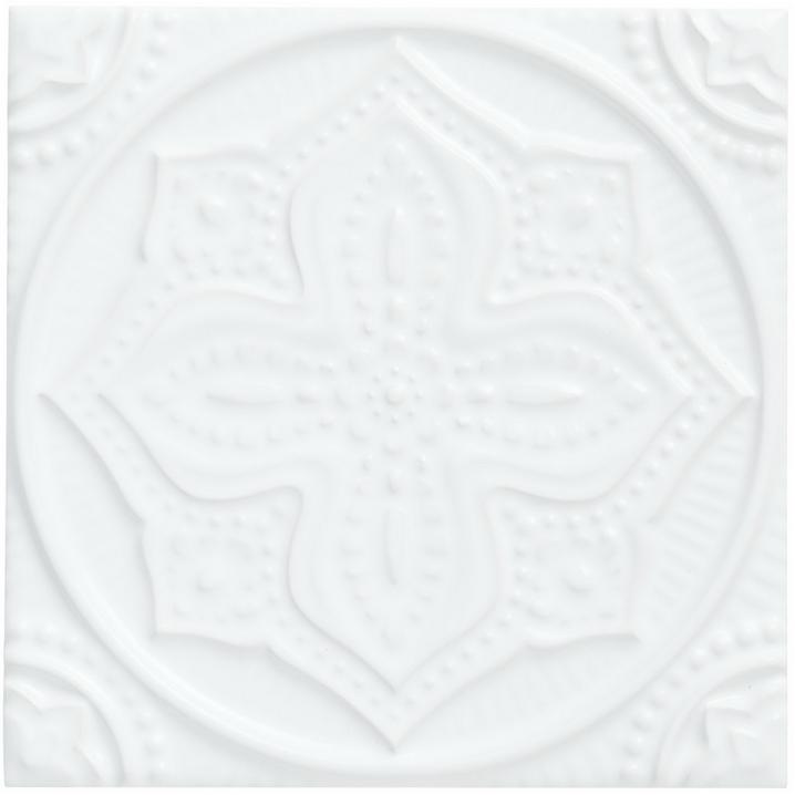 Декор STUDIO ДЕКОР RELIEVE MANDALA PLANET SNOW CAP (ADST4067) 14.8x14.8 от ADEX (Испания)