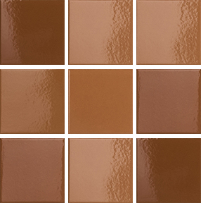Керамогранит Peperino NET TAN GLOSSY (на сетке 9 шт. 10х10) 30x30