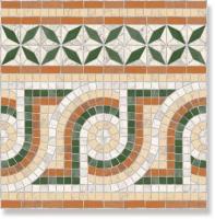 Декор Via Appia Cen. Nola Verde 43.5x43.5 от Vives Ceramica (Испания)