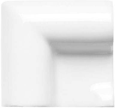 Спецэлемент NERI УГЛОВАЯ ВСТАВКА ANGULO MARCO MOLDURA LISA PB BLANCO Z (ADNE5531) 5x5 от ADEX (Испания)