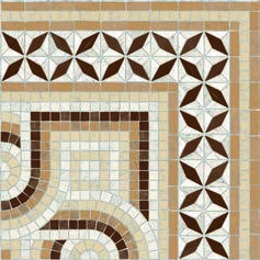 Cantonera Paxos Marron 43.5x43.5