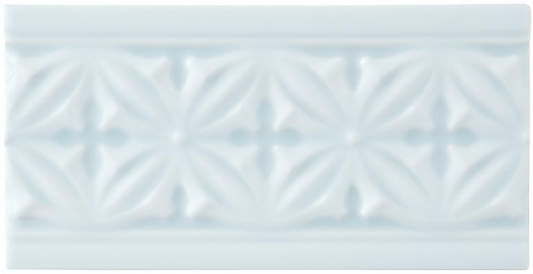 Бордюр STUDIO БОРДЮР RELIEVE GABLES ICE BLUE (ADST4081) 10x19.8 от ADEX (Испания)