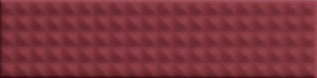 Керамическая плитка Biscuit Stud Bordeaux 5x20