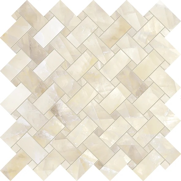 Emil Tele Di Marmo Lumia Intrecci Ivory Gioiello Silktech 30x30 см
