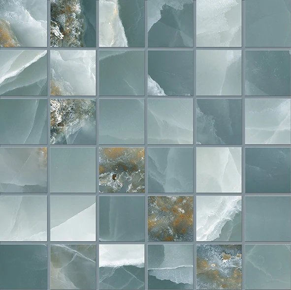 Emil Tele Di Marmo Onyx Mosaico 50 X 50 Onyx Green Lappato 30x30 см