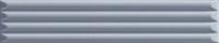 Настенная плитка UP Cannettato Blue Glossy (192137) 5x25 от AVA Ceramica (Италия)