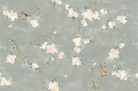 Настенная плитка Mixed Verde Decoro Fiori di Pesco Rett.(A+B) (RC5L) 40x120 от Ragno (Италия)