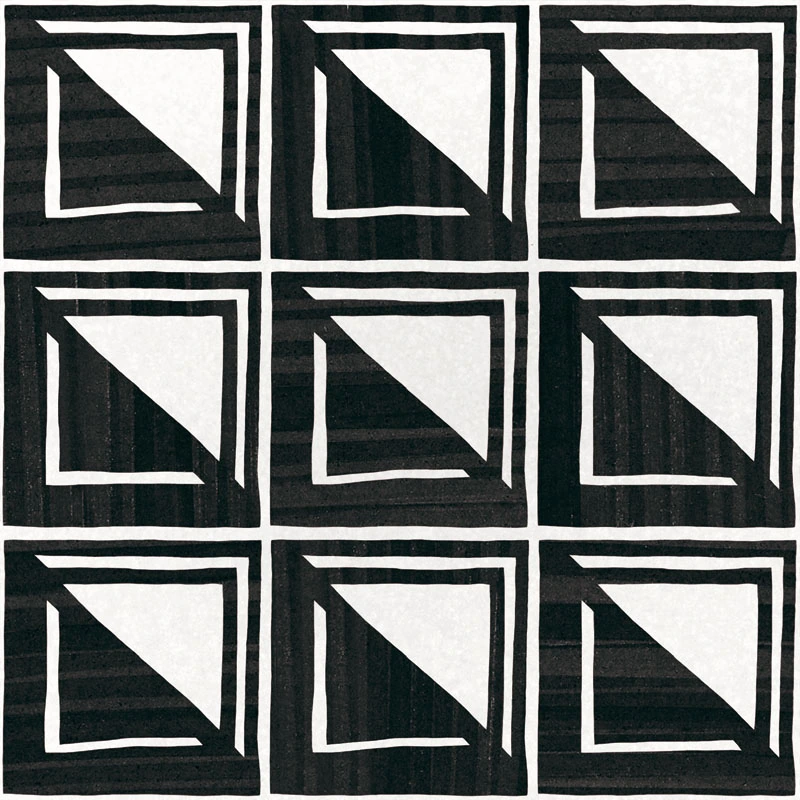 CAPRICE DECO Patchwork B&W (16 видов паттерна) 20x20