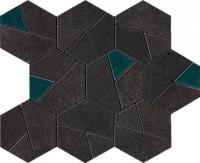 Мозаика Boost Tarmac Mosaico Hex Jade (AN7A) 25x28.5 от Atlas Concorde (Италия)