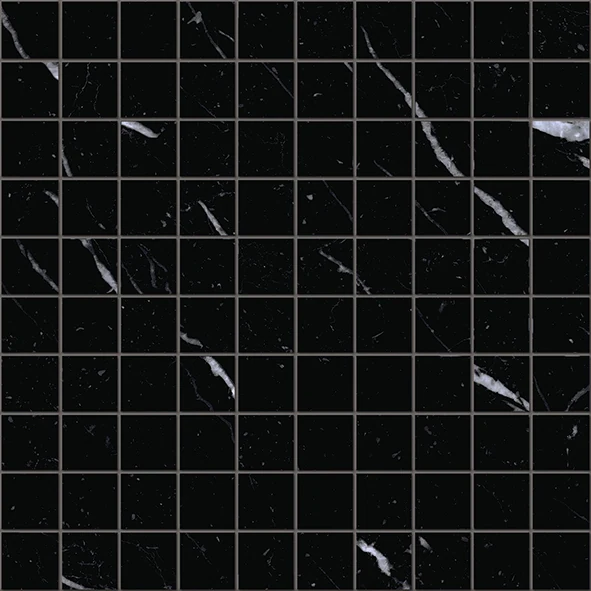 Emil Tele Di Marmo Selection Mosaico 30 X 30 Nero Marquinia Lappato 30x30 см