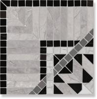 Декор Via Appia Cant. Corfu Negro 21.7x21.7 от Vives Ceramica (Испания)
