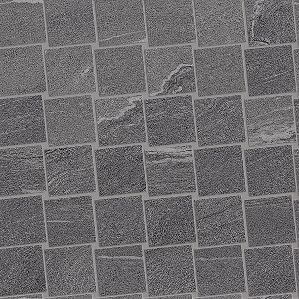 Ergon Stone Talk Mosaico Dado Martellata Dark Naturale 30x30 см