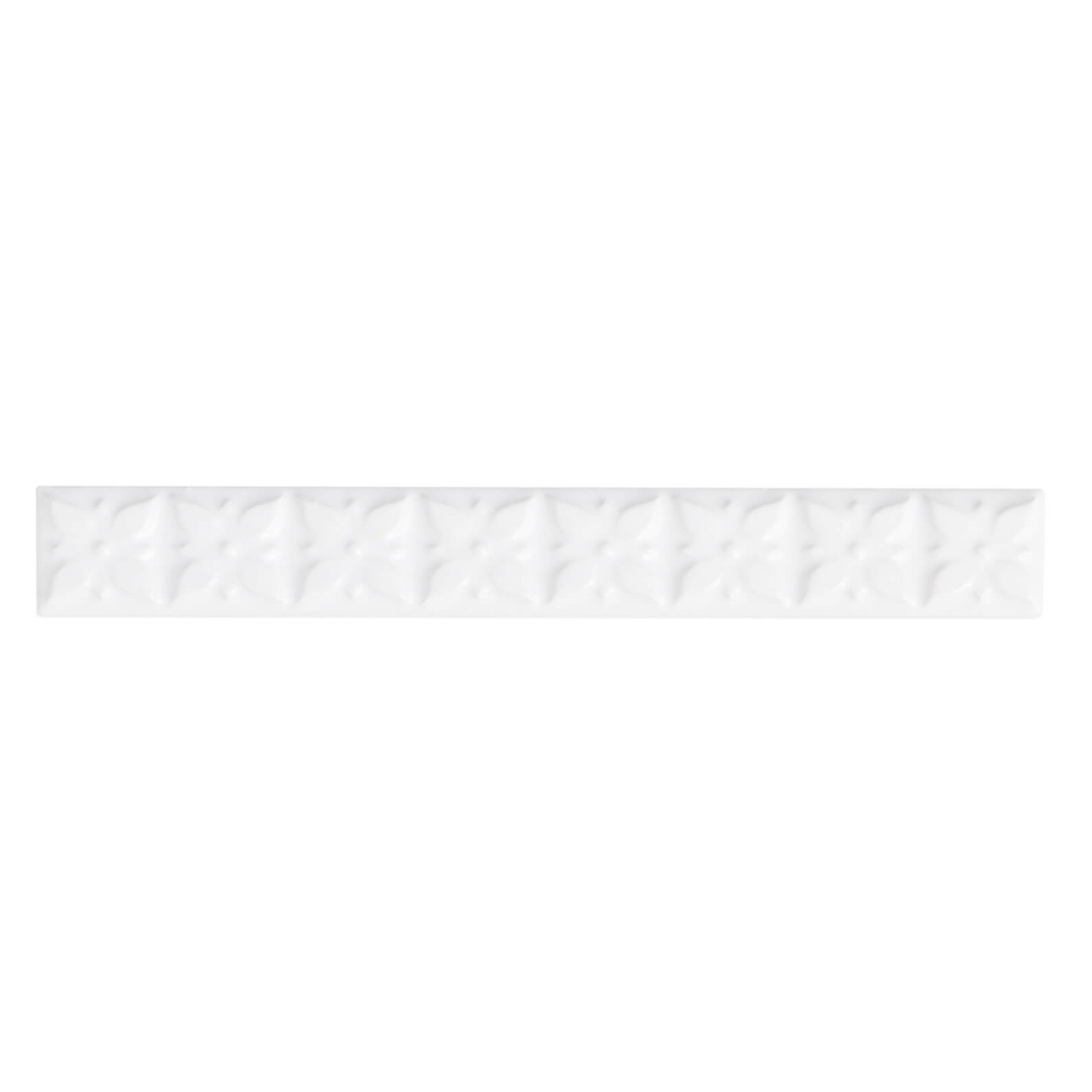 Бордюр STUDIO БОРДЮР RELIEVE PONCIANA SNOW CAP (ADST4019) 3x19.8 от ADEX (Испания)