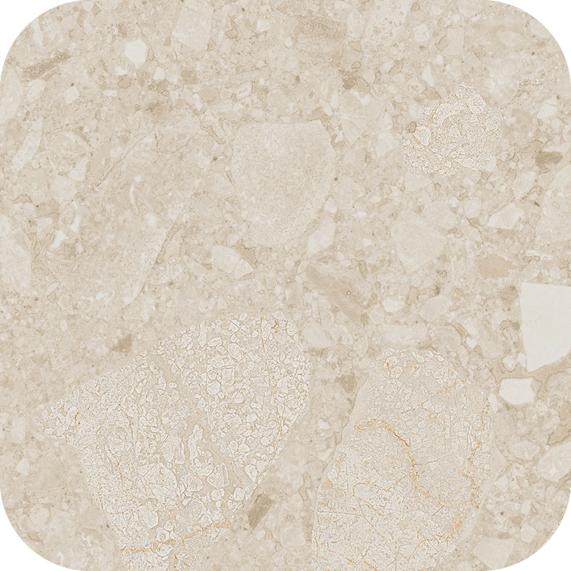 Black&Cream Checkers Rounded Cream Beach
