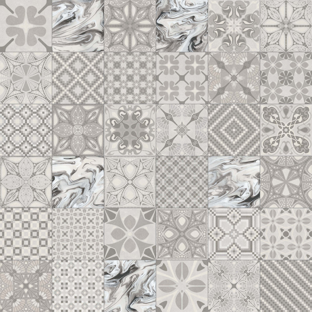 Декор 1900 Tassel Perla 20x20 от Vives Ceramica (Испания)