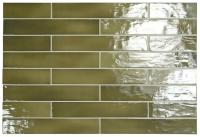 Настенная плитка MANACOR BASIL GREEN 26928 6.5x40  Equipe Ceramicas