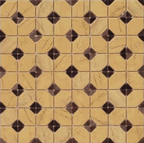 Керамогранит Iliada-PR Ocre 43.5x43.5 от Vives Ceramica (Испания)