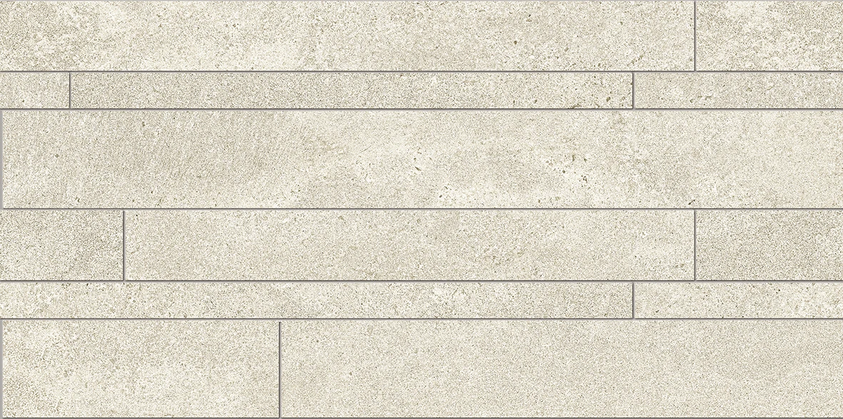 Provenza Re-Play Concrete Listelli Sfalsati Recupero White 30x60 см