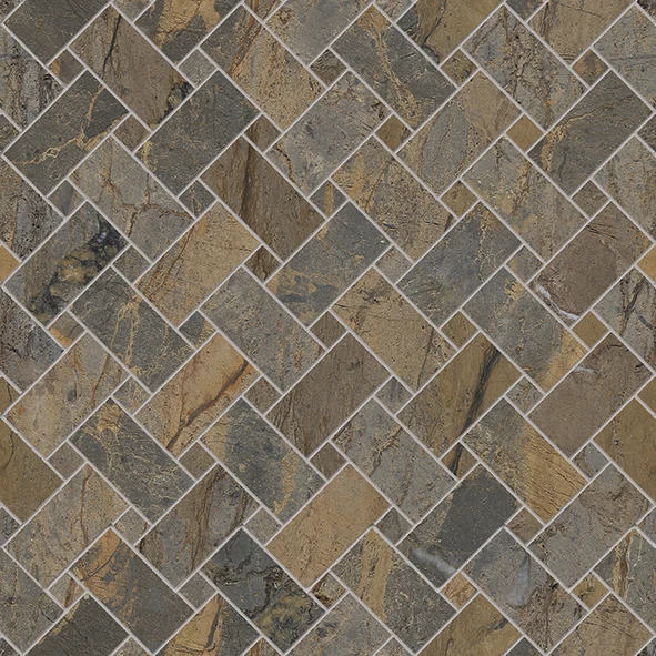 Emil Tele Di Marmo Reloaded Intrecci Fossil Brown Malevich Lappato 30x30 см