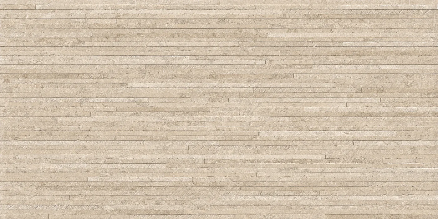 Ergon Portland Stone Decoro Lines Sand Naturale 60x120 см