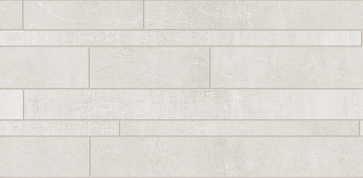 Provenza Gesso Listelli Sfalsati Natural White 30x60 см