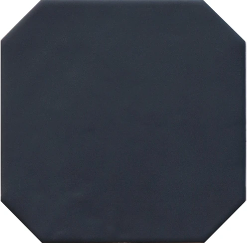 OCTAGON Negro Mate 20x20