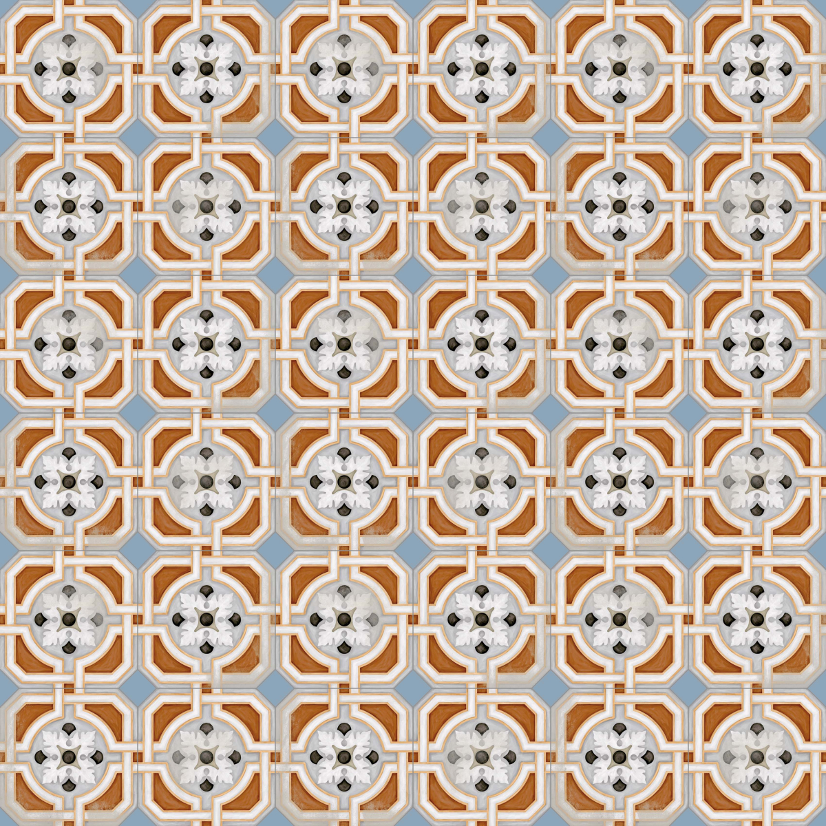 Декор Octogono Zimer Multicolor 20x20 от Vives Ceramica (Испания)