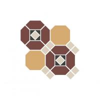 Topcer Victorian designs and borders Мозаика керамическая сетка 24,8x24,8 см