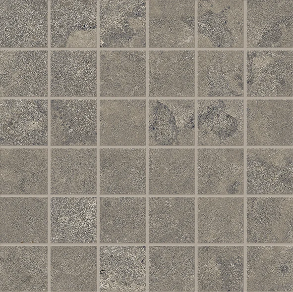 Ergon Portland Stone Mosaico 50 X 50 Cross Cut Anthracite Naturale 30x30 см