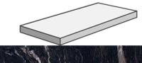 Угловая ступень SENSI GEMS  ANG. TOP SX TITAN BLACK левая (PF60005661) 32x120x4.5x2 от ABK Ceramiche (Италия)