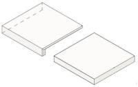 Угловая ступень Boost Pro Clay Scalino Angolare (A3C5) 33x33 от Atlas Concorde (Италия)