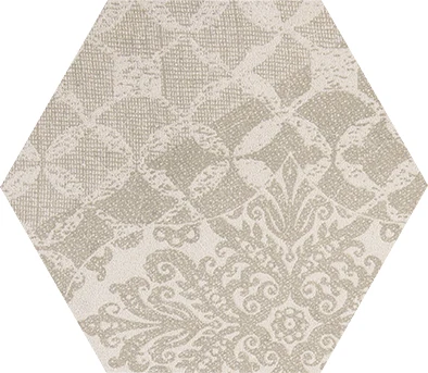 Provenza Gesso Esagona Patchwork Taupe Linen 25,5x29,4 см