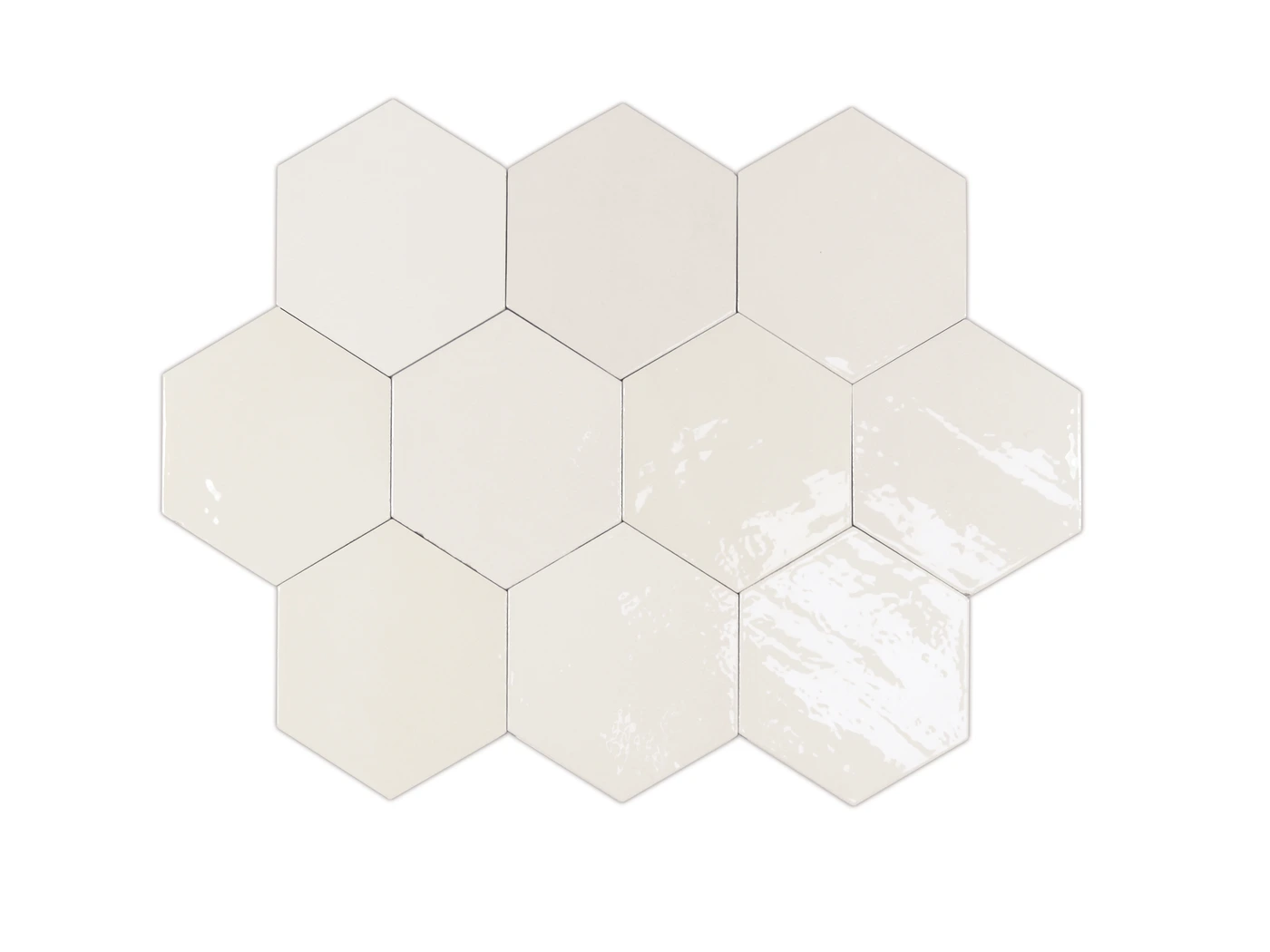 Zellige Hexa White