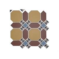 Topcer Victorian designs and borders Мозаика керамическая сетка 29,4х29,4 см, цвет: синий, жёлтый, серый, коричневый