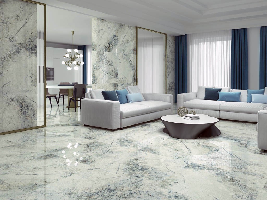 Керамогранит BAIKAL BLUE SATIN 90x90 от Dune (Испания)
