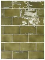 Настенная плитка MANACOR BASIL GREEN 26908 7.5x15  Equipe Ceramicas