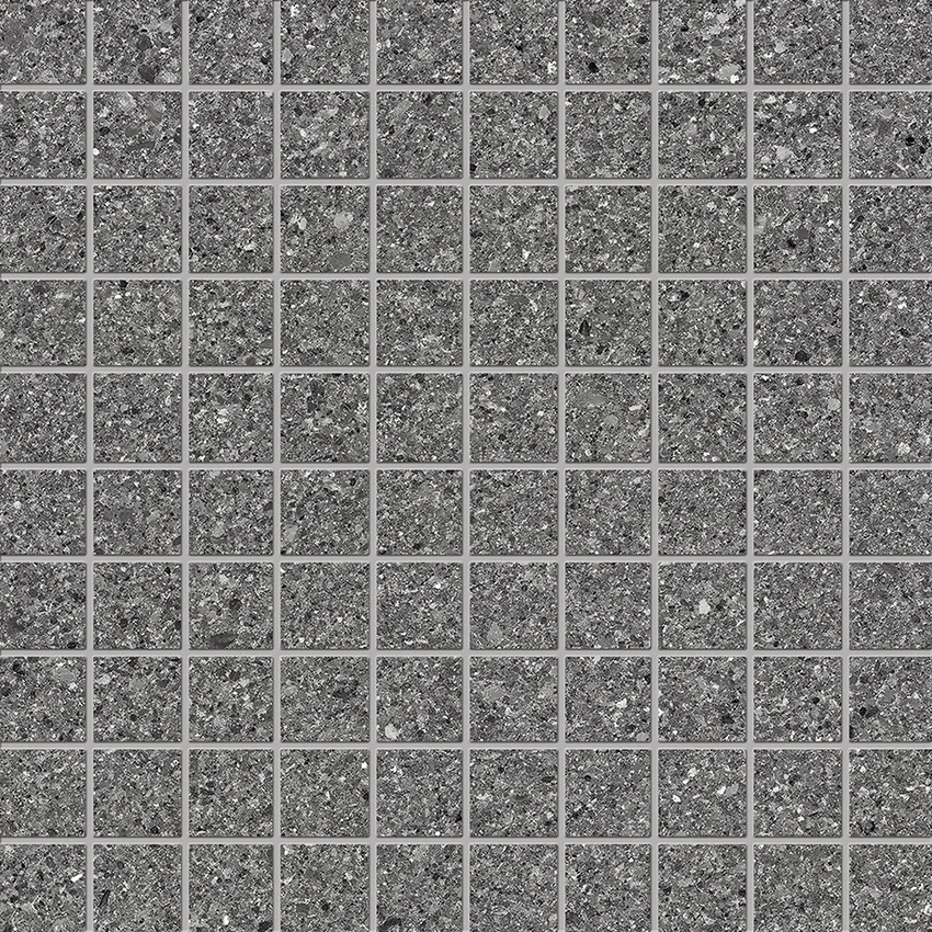 Ergon Grainstone Mosaico 30 X 30 Fine Grain Dark Naturale 30x30 см