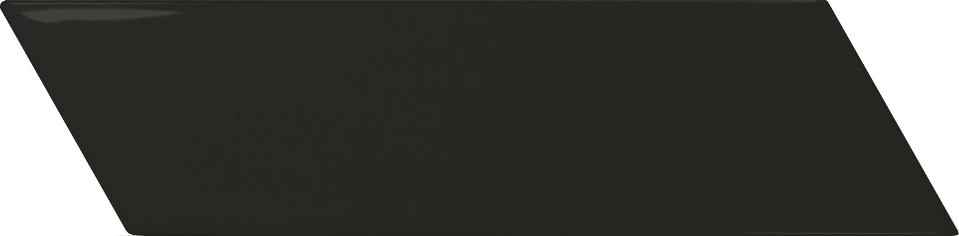 CHEVRON WALL Black Matt Right 5.2x18.6