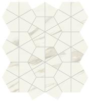 Мозаика Marvel Meraviglia Calacatta Hexagon Lapp.(AJQY) 40.3x46.6 от Atlas Concorde (Италия)